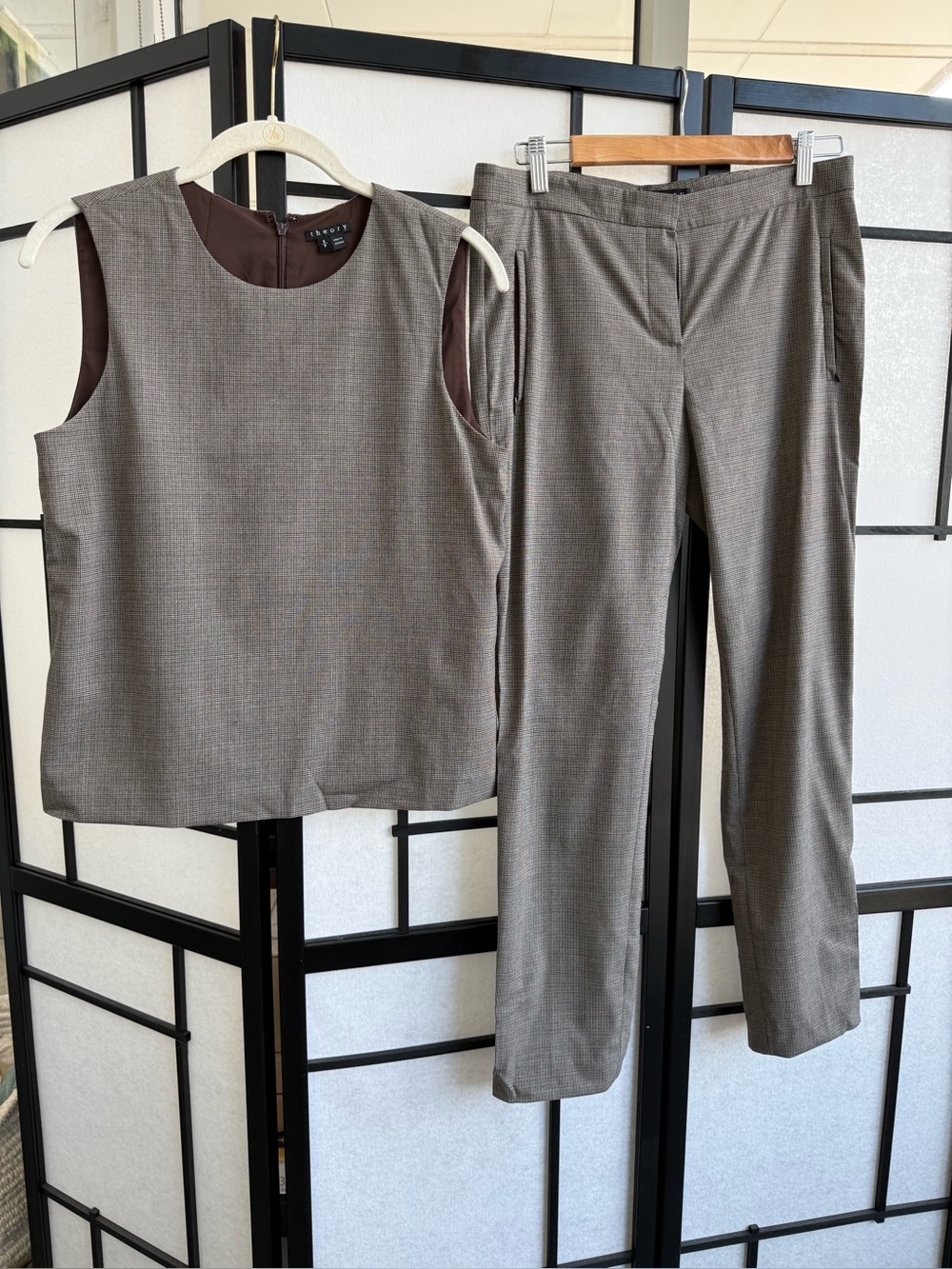 Theory silk georgette summer coordinates